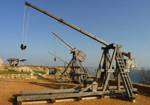 Machines de guerre au château de Castelnaud